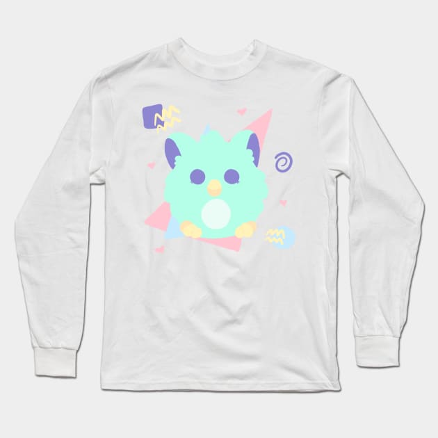 Furby (Pink) Long Sleeve T-Shirt by thighhighsenpai